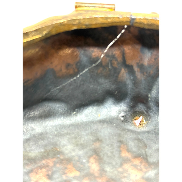 Antique Benedict 923 Trinket Box Jewelry Art Noveau Gilt Bronze Casket *Defect - Picture 10 of 13